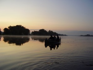 Morgentliche Ruhe auf der Oder